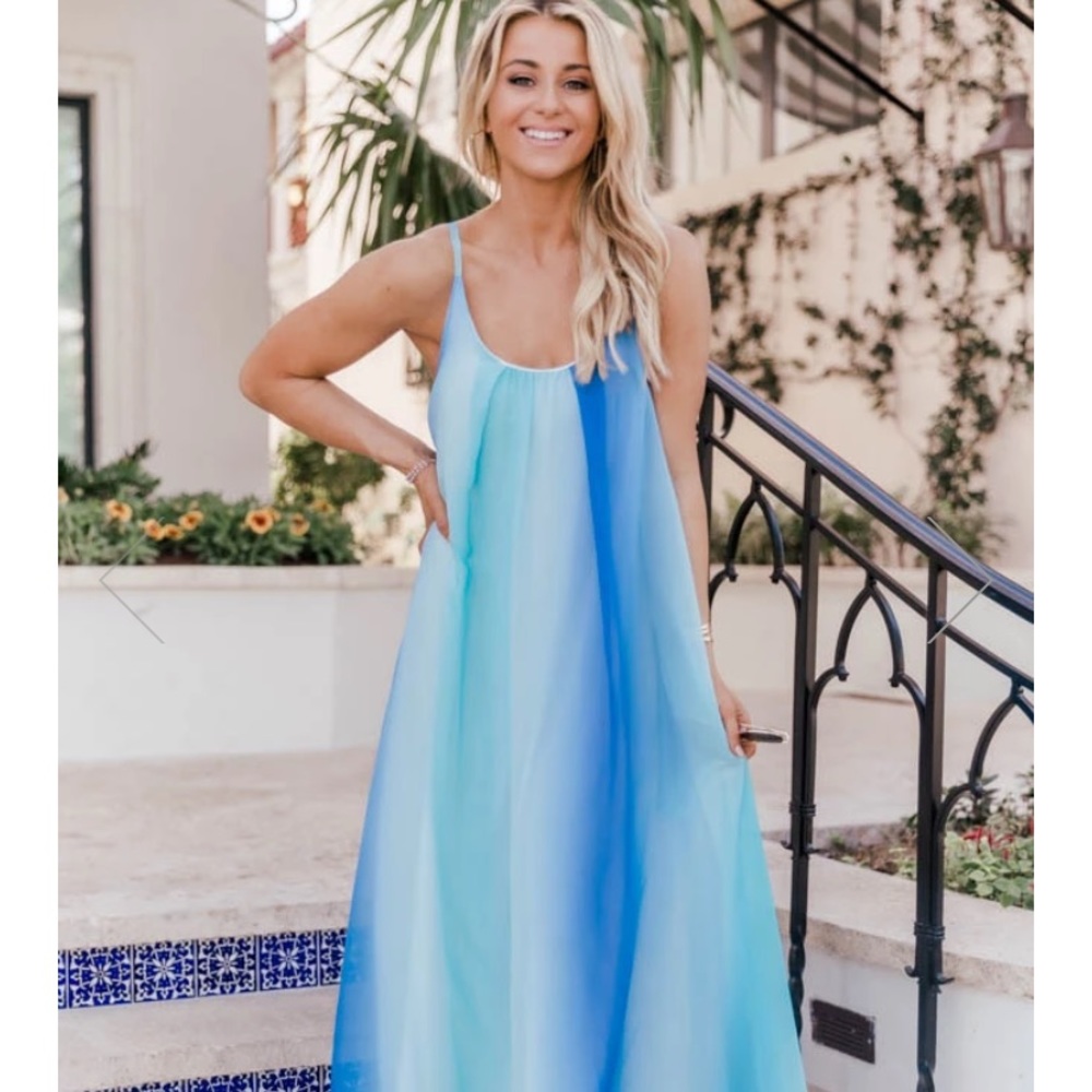 Pink Lily Maxi Pastel Dress